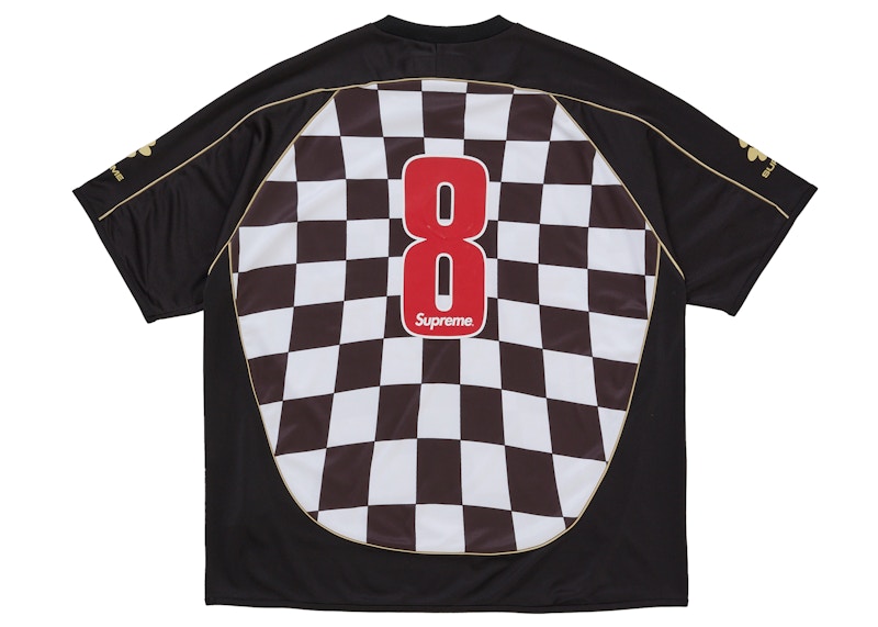 Order Supreme Checkerboard Soccer Jersey Black