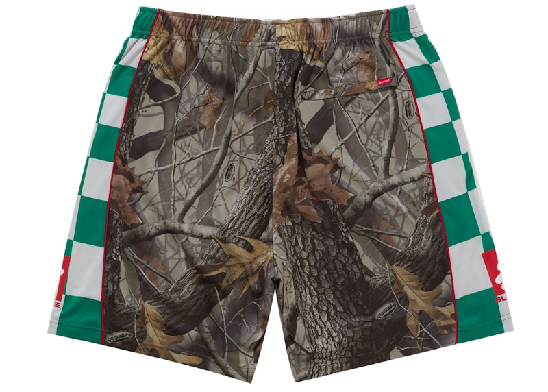 Lookbook Supreme Checkerboard Soccer Short TrueTimber HTC Camo Celana Pendek