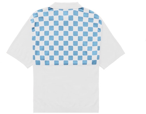 Supreme Checkerboard Zip Polo 'White' Order Supreme Checkerboard Zip Polo 'White'