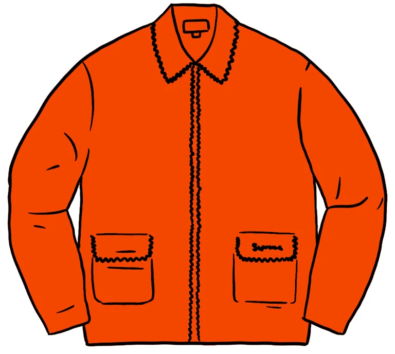 supreme-checkerboard-zip-up-sweater-orange