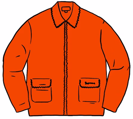 Supreme Checkerboard Zip Up Sweater Jingga Oranye Buy Supreme Checkerboard Zip Up Sweater Jingga Oranye