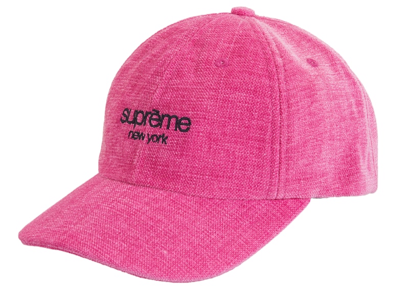 Buy Supreme Chenille 6-Panel 'Pink' Topi Enam Panel Merah Muda