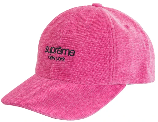 Supreme Chenille 6-Panel 'Pink' Topi Enam Panel Merah Muda Buy Supreme Chenille 6-Panel 'Pink' Topi Enam Panel Merah Muda