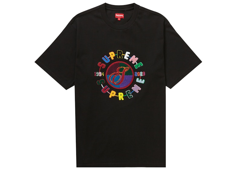 Supreme Chenille Crest S/S Top Black