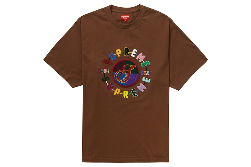 Supreme Chenille Crest S/S Top Brown