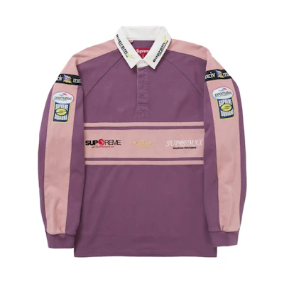 Supreme Chest Stripe Rugby Purple
