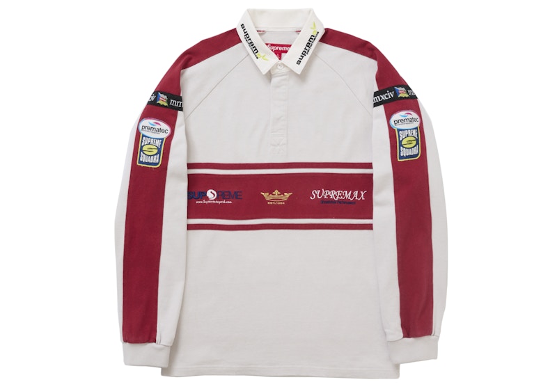 Supreme Chest Stripe Rugby Stone