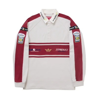 Supreme Chest Stripe Rugby Stone