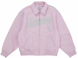 Supreme Chicago White Sox Leather Varsity Jacket Pink Supreme Chicago White Sox Leather Varsity Jacket Pink