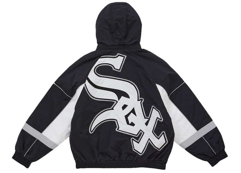 Lookbook Chaqueta Negra Supreme Chicago White Sox Stadium.