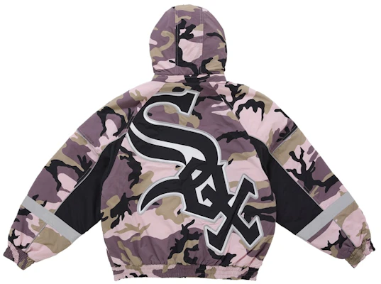 Supreme Chicago White Sox Stadium Jacket Pink Camo Lookbook Supreme Chicago White Sox Stadium Jacket Pink Camo