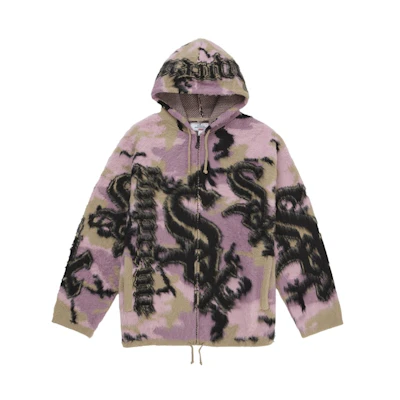 Supreme Chicago White Sox Zip Up Hooded Sweater Pink Camo