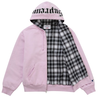 Supreme Chicago White Sox Zip Up Hooded Sweatshirt Light Pink Order Supreme Chicago White Sox Zip Up Hooded Sweatshirt Light Pink