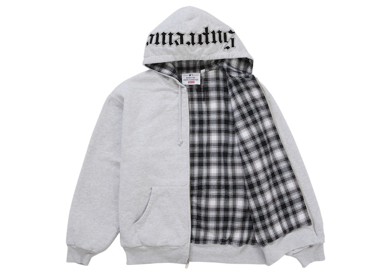 Order Supreme 芝加哥白襪連帽拉鍊衛衣 灰色