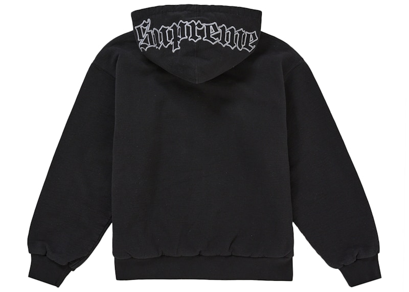 Lookbook Sudadera con Capucha Zip Up Negra Supreme Chicago White Sox.