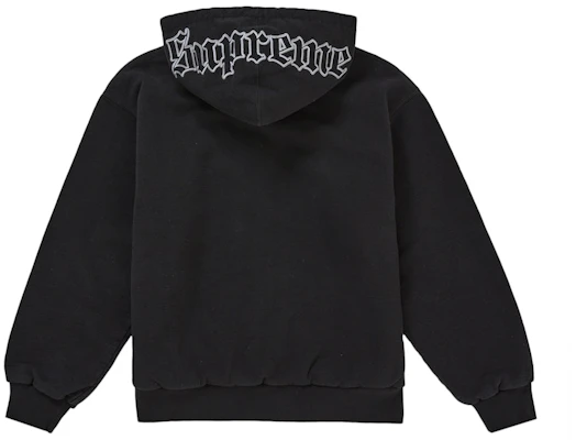 Sudadera con Capucha Zip Up Negra Supreme Chicago White Sox. Lookbook Sudadera con Capucha Zip Up Negra Supreme Chicago White Sox.