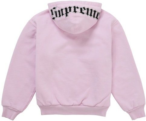 Supreme Chicago White Sox Zip Up Hooded Sweatshirt Light Pink Lookbook Supreme Chicago White Sox Zip Up Hooded Sweatshirt Light Pink