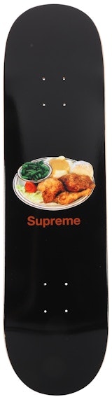 supreme-chicken-dinner-skateboard-deck-black