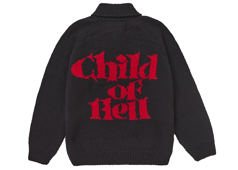 Supreme Child of Hell Cowichan Sweater Black