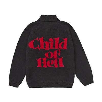 Supreme Child of Hell Cowichan Sweater Black