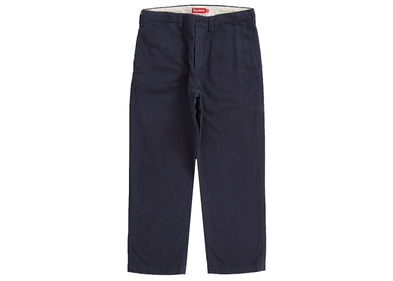 Order Supreme 深蓝色 Chino 长裤
