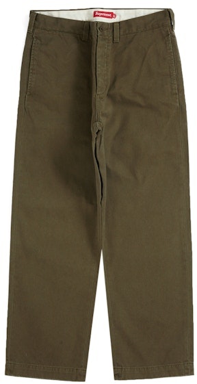 supreme-chino-pant-fw-22-olive