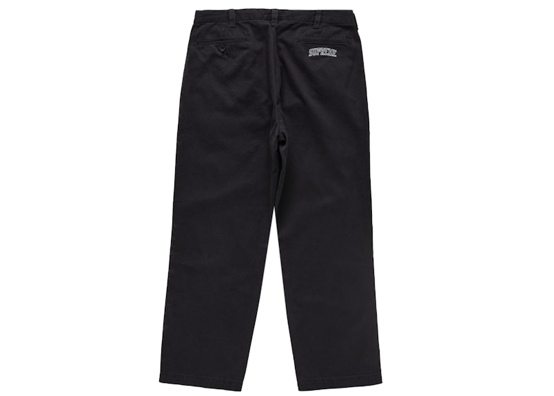 Order Supreme 斜紋棉褲 (FW24) 黑色