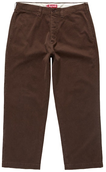 supreme-chino-pant-fw-24-brown