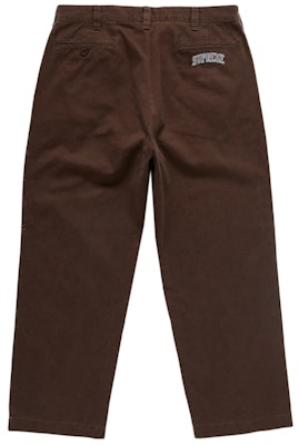 Supreme Chino Pant (FW24) Coklat Order Supreme Chino Pant (FW24) Coklat