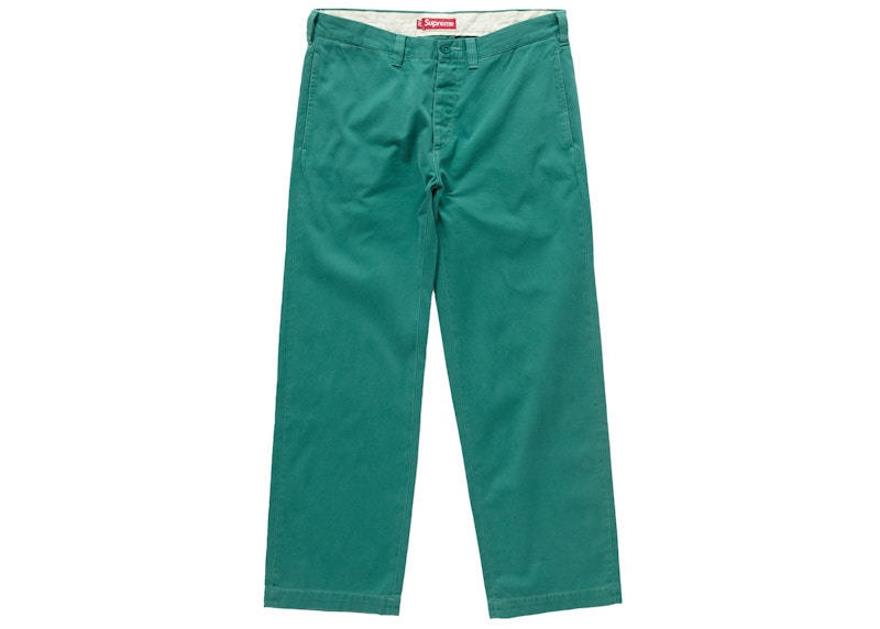 Supreme Chino Pant (FW24) Dark Mint