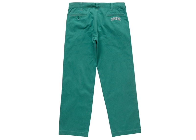 Order Supreme Chino 裤子 (FW24) 深薄荷绿