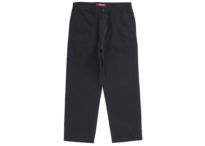 Buy Supreme Chino Pant Hitam (FW25)