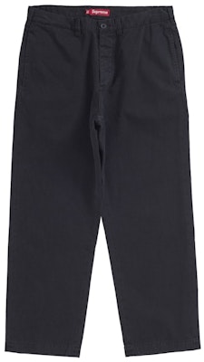 シュプリーム チノパン (FW25) ブラック Buy シュプリーム チノパン (FW25) ブラック