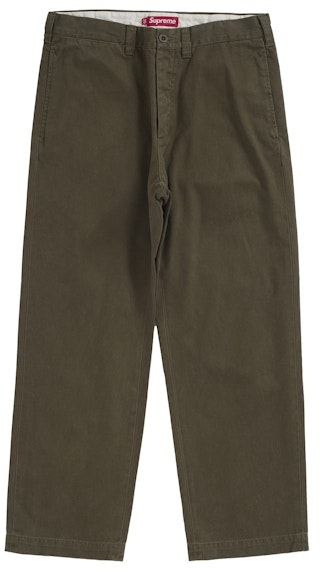 supreme-chino-pant-fw-25-olive