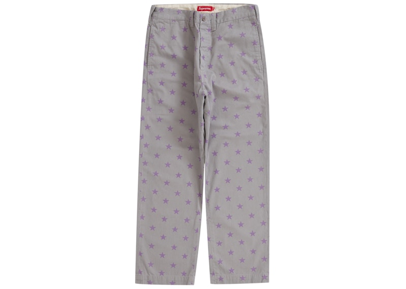 Supreme Chino Pant 'Grey Stars' 圖 2