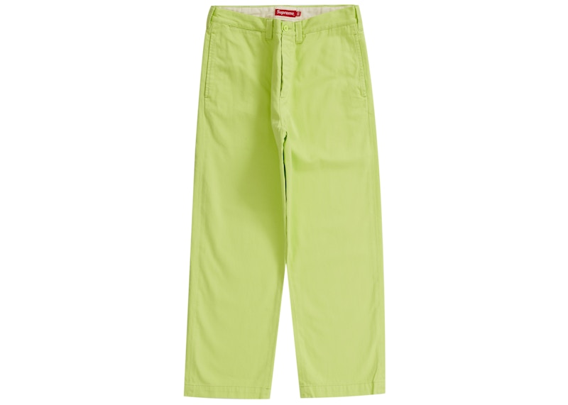 Supreme Chino Pant 'Light Neon' 圖 2