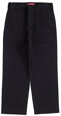 Supreme 斜紋褲 (SS24) 黑色 Buy Supreme 斜紋褲 (SS24) 黑色