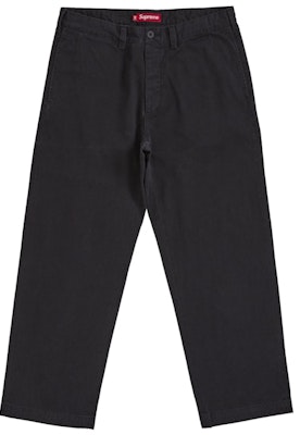 シュプリーム チノパン (SS25) ブラック Buy シュプリーム チノパン (SS25) ブラック