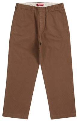 シュプリーム チノパンツ (SS25) ブラウン Buy シュプリーム チノパンツ (SS25) ブラウン