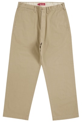 Supreme Chino Pant (SS25) Khaki Buy Supreme Chino Pant (SS25) Khaki