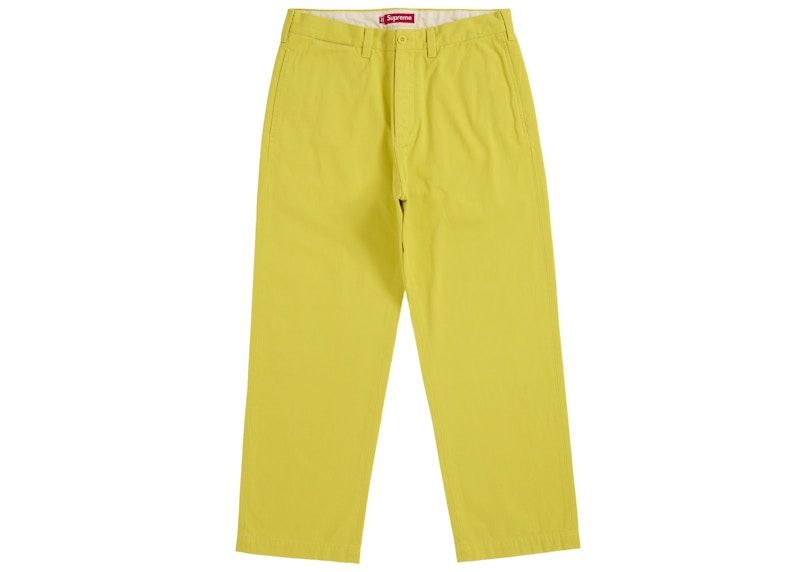 Supreme Chino Pant (SS25) Lime Yellow