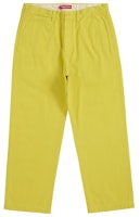 Supreme Chino Pant (SS25) Lime Yellow Supreme Chino Pant (SS25) Lime Yellow