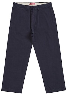 Supreme Chino Pant (SS25) Navy Buy Supreme Chino Pant (SS25) Navy