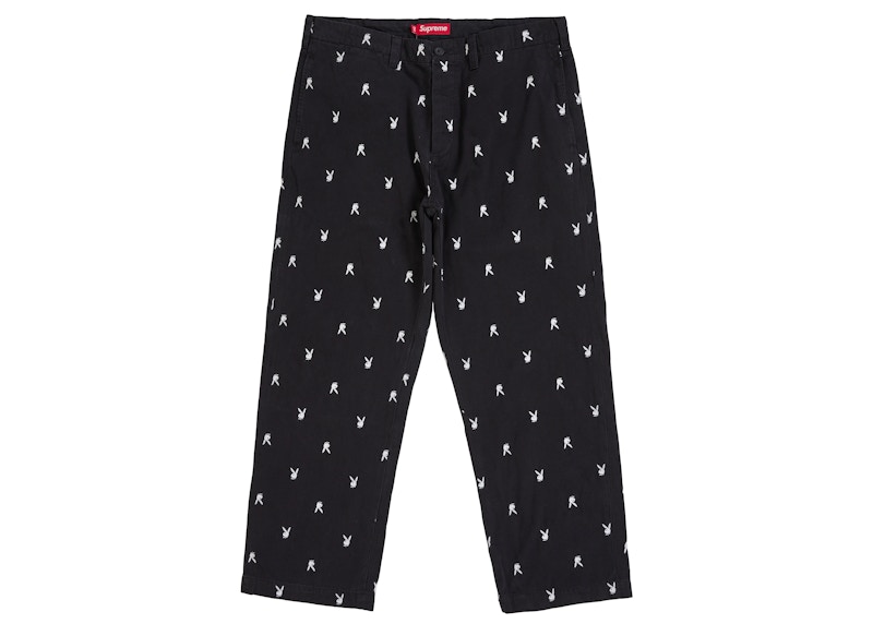 Supreme Chino Pant (SS26) Black Playboy