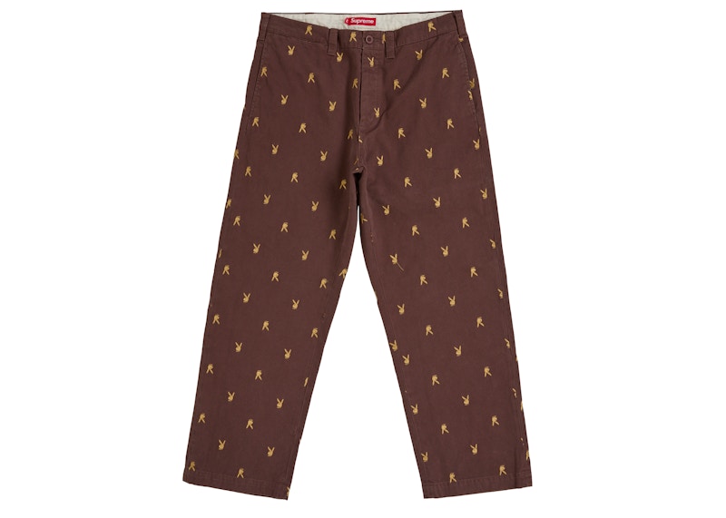 Supreme Chino Pant (SS26) Brown Playboy