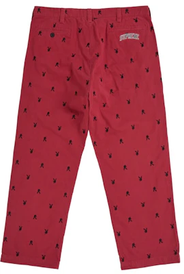 Supreme Chino 長褲 (SS26) 紅色 Playboy Order Supreme Chino 長褲 (SS26) 紅色 Playboy