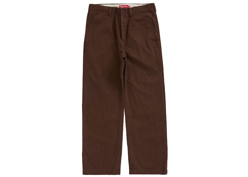 パンツ Supreme chino pants brown 34 Buy Supreme Chino Pant Brown - Novelship