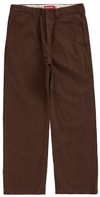Supreme Celana Chino Coklat Order Supreme Celana Chino Coklat