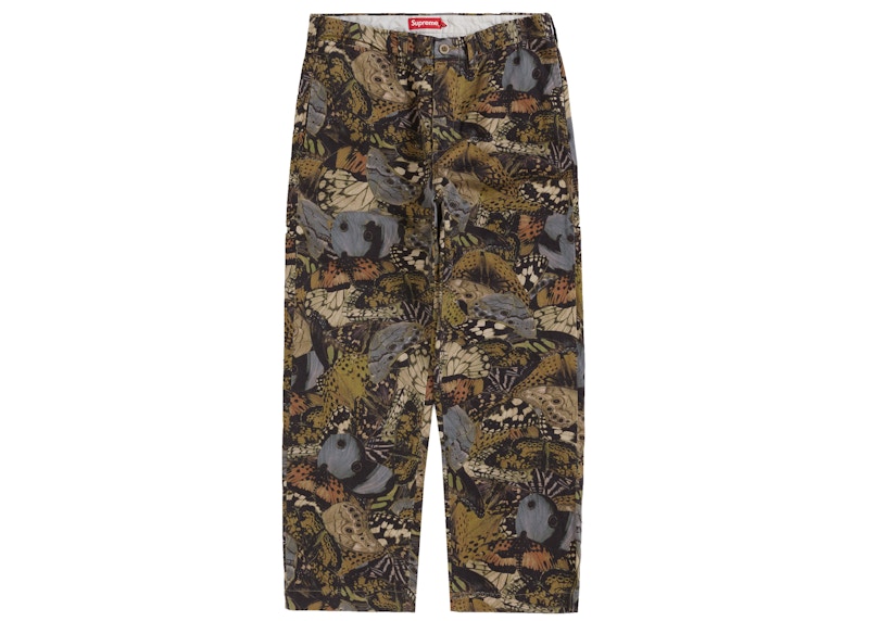 Order Supreme 蝴蝶印花斜纹裤