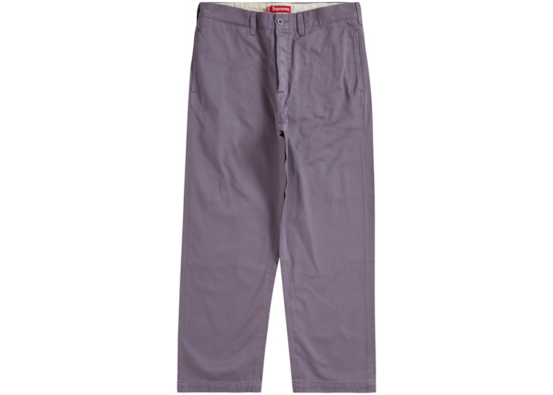 Supreme Chino Pant Dusty Purple